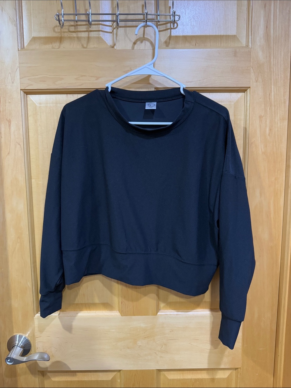 Five dancewear girls Black Cropped Long-Sleeve Top YXL